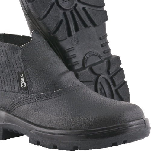 Botina monodensidade em couro sint�tico com el�stico - BEN 370