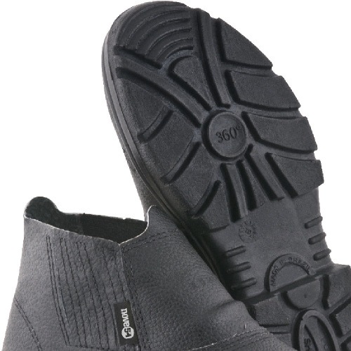 Botina monodensidade em couro sint�tico com el�stico - BEN 380