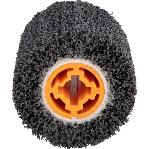 Roda escova de esponja abrasiva para remo��o 19 x 100 mm