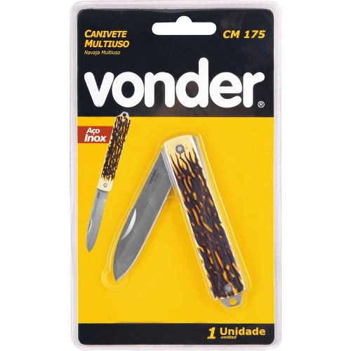 Canivete multifun��o em a�o inox - CM175