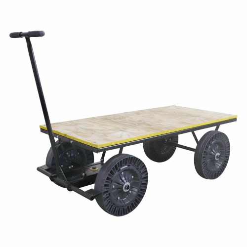 Carro plataforma tampo em madeira capacidade 300 kg - MP-300