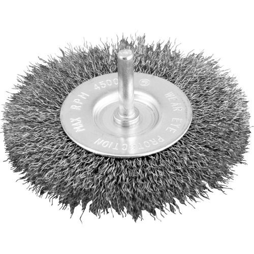 Escova de a�o inox circular ondulada 4