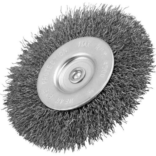 Escova de a�o inox circular ondulada 4