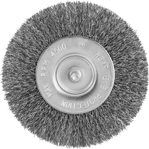 Escova de a�o inox circular ondulada 4