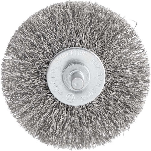 Escova de aço inox circular ondulada 3 Escova de aço inox circular ondulada 3