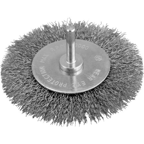 Escova de aço inox circular ondulada 4 Escova de aço inox circular ondulada 4