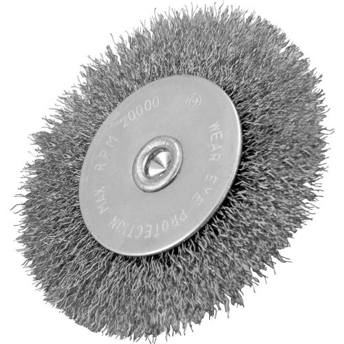 Escova de aço inox circular ondulada 4 Escova de aço inox circular ondulada 4