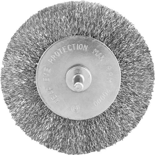 Escova de aço inox circular ondulada 4 Escova de aço inox circular ondulada 4