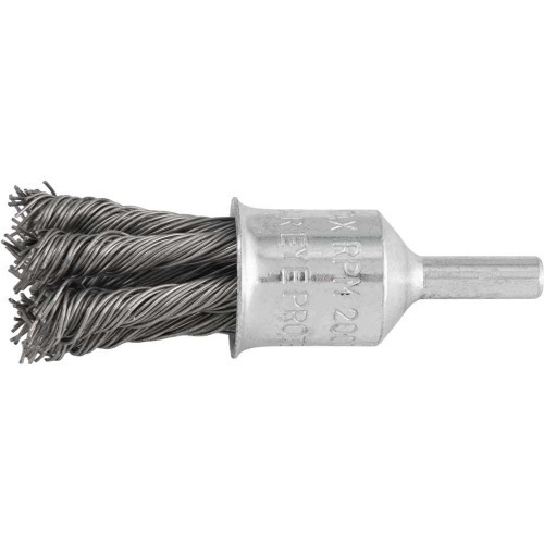 Escova de a�o inox torcida tipo pincel 19 mm