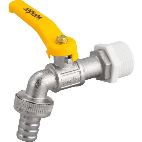 Torneira de esfera para jardim em alumínio 1/2 Torneira de esfera para jardim em alumínio 1/2