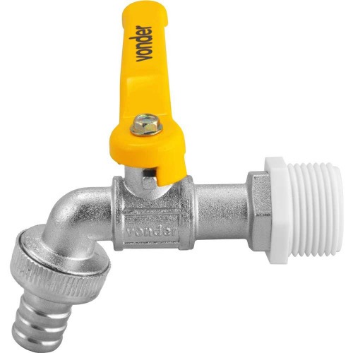 Torneira de esfera para jardim em alumínio 1/2 Torneira de esfera para jardim em alumínio 1/2