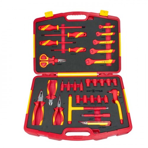 Jogo de ferramentas isoladas 1000V VDE 31 pe�as com maleta