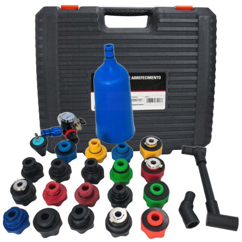 Funil para troca de �leo com acess�rios