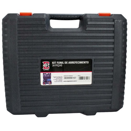 Funil para troca de �leo com acess�rios