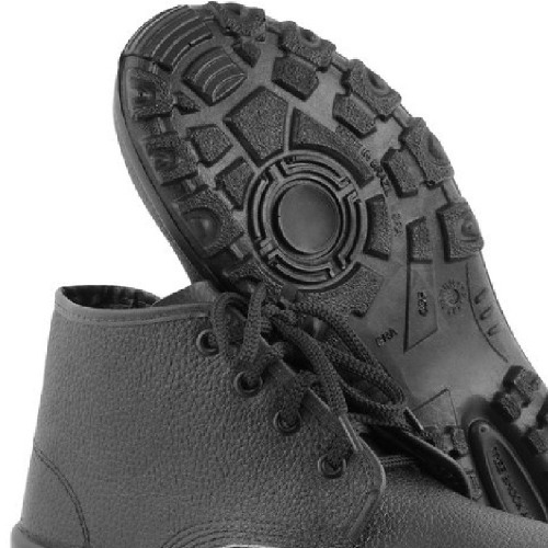 Botina monodensidade couro com cadar�o biqueira de a�o - BCN 0036