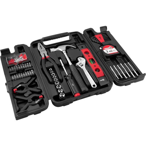 Jogo de ferramentas com 131 pe�as com maleta - JF 131