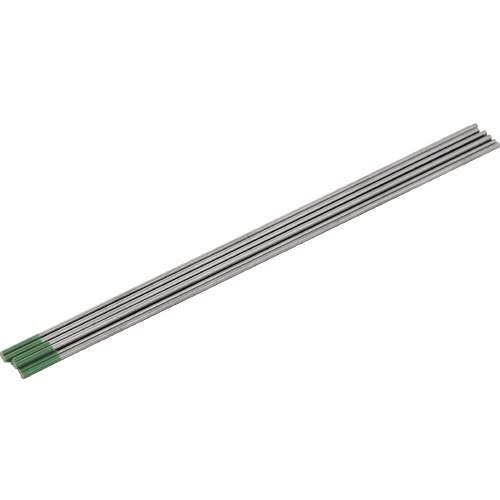 Eletrodo de tungst�nio ponta verde puro 2,4 mm 10 unidades