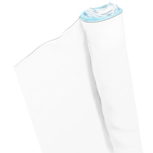 Tela fachadeira branca em polietileno 3 x 50 m leve