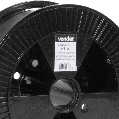 Arame para solda mig a�o inox 308L 0,8 mm rolo 15 kg