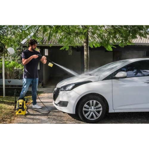 Lavadora de alta press�o 1500 libras com aplicador de detergente - Port�til  110V
