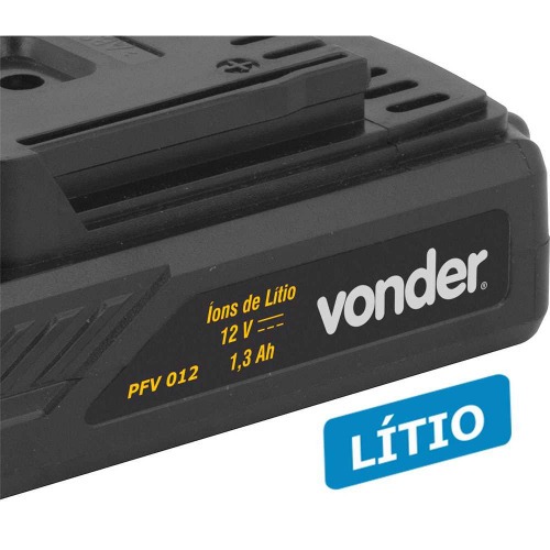 Bateria 12V íons de lítio para Furadeira Parafusadeira - PFV 012 Bateria 12V íons de lítio para Furadeira Parafusadeira - PFV 012