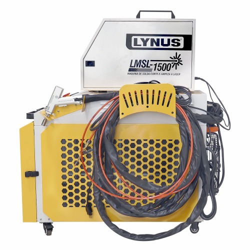 M�quina de solda corte e limpeza a laser 1500W - LMSL-1500  220V