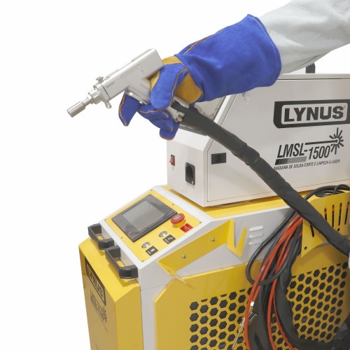 M�quina de solda corte e limpeza a laser 1500W - LMSL-1500  220V