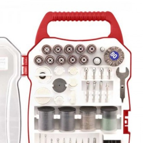 Kit de acess�rios para microrret�fica com 208 pe�as - AMR 208