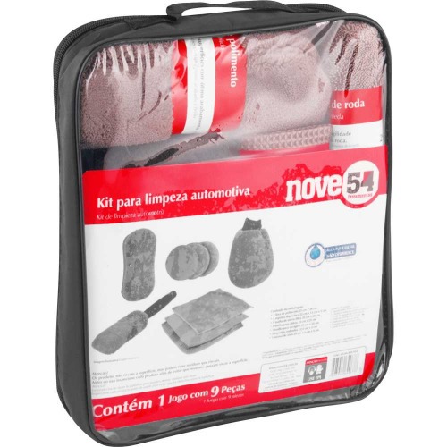 Kit para limpeza automotiva com 9 pe�as - 63.64.009.954