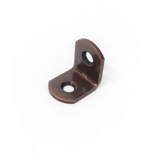 Cantoneira de refor�o para moveis 20 x 20 mm a�o galvanizado 4 pe�as