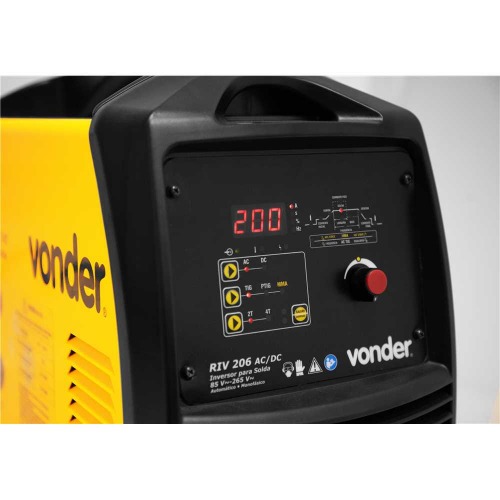Inversora de solda para alum�nio AC/DC - RIV 206  110V/220V