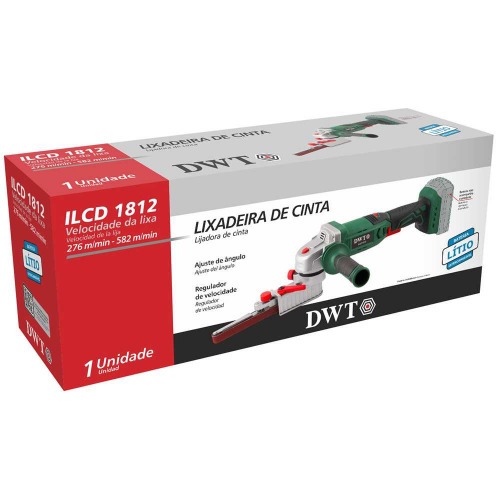 Lixadeira de cinta bateria intercambi�vel 18V sem bateria - ILCD 1812