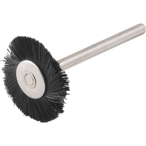 Escova circular com haste para microrret�fica em nylon 20 mm