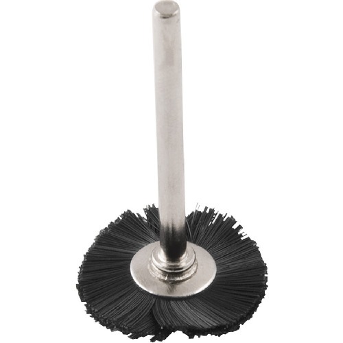 Escova circular com haste para microrret�fica em nylon 20 mm