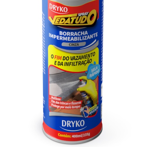 Borracha l�quida impermeabilizante spray 400 ml - Vedatudo