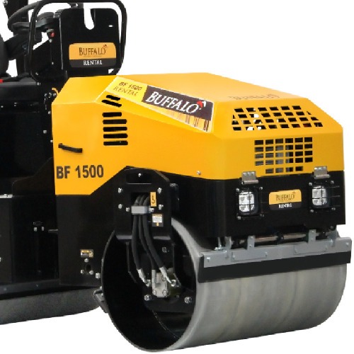 Rolo compactador vibratório liso a gasolina 23 hp - BF 1500 Rolo compactador vibratório liso a gasolina 23 hp - BF 1500