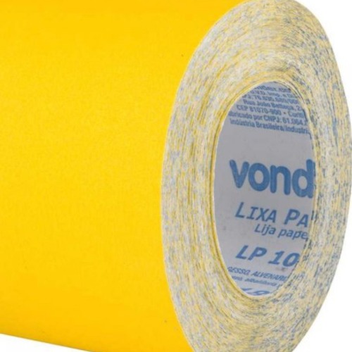 Lixa papel em rolo 120 mm x 25 m G 180 -  LP 100