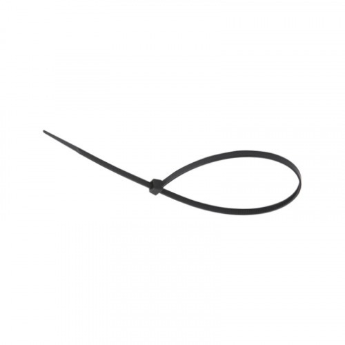 Abra�adeira de nylon preta 2,5 x 140 mm com 100 pe�as 