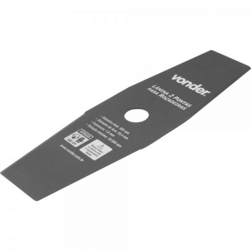 L�mina 2 pontas para ro�adeiras 350mm furo 25,4 mm