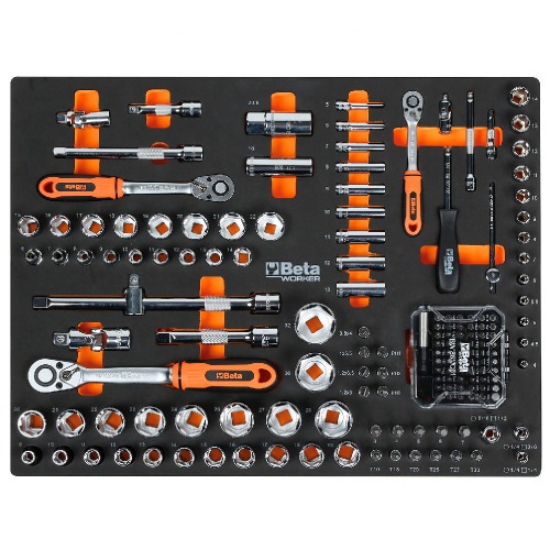 Jogo de ferramentas bandeja com espuma EVA 268 pe�as para RSC24 - KIT/PRM2