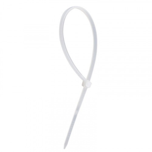 Abra�adeira de nylon branca 4,8 x 200 mm com 100 pe�as 