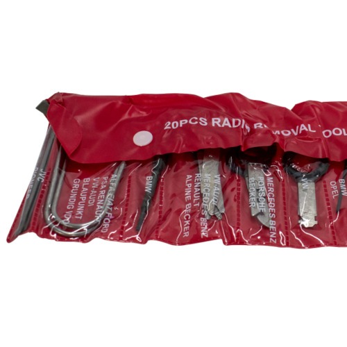 Jogo de ferramentas para remover som automotivo 20 pe�as