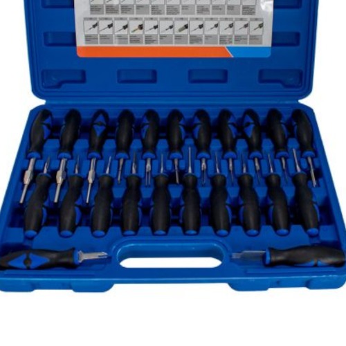 Jogo para extrair terminais de conectores el�tricos 23 pe�as