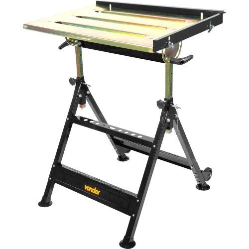 Bancada de trabalho para soldador ajust�vel em 3 posi��es