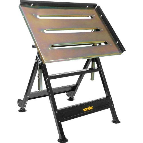 Bancada de trabalho para soldador ajust�vel em 3 posi��es