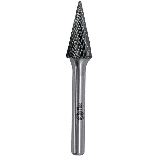 Lima rotativa endurecida c�nica reta 8 x 20 mm haste 6 mm - 23.202