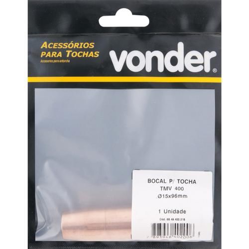Bocal c�nico para tocha MIG/MAG 16 mm x 95 mm - TMV 400