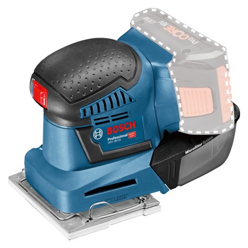 Lixadeira orbital a bateria 18V 113 x 101 mm Sem Bateria - GSS 18V-10