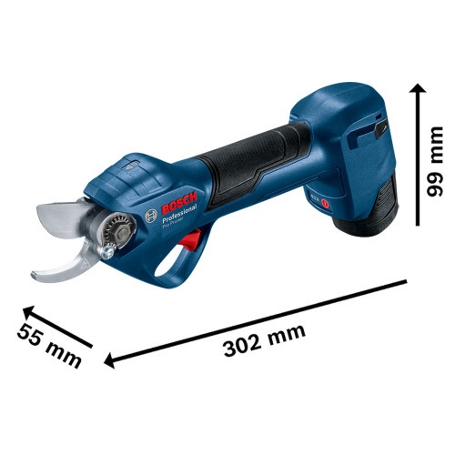 Tesoura para poda a bateria 12V Brushless com 2 baterias e maleta - Pro Pruner  110V/220V