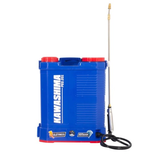 Pulverizador costal agr�cola a bateria 20 litros com 6 bicos - PEG 201  110V/220V